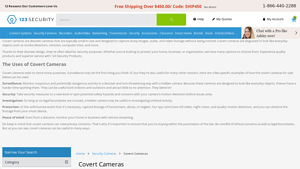 Buy Covert Cameras | 123 Security Products - best spy camera company