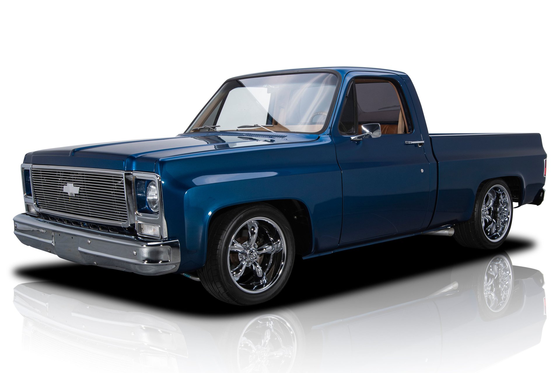A relevant stock photo of 1980 chevy truck custom in a typical setting.