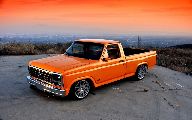 A relevant stock photo of 1985 ford f150 custom in a typical setting.