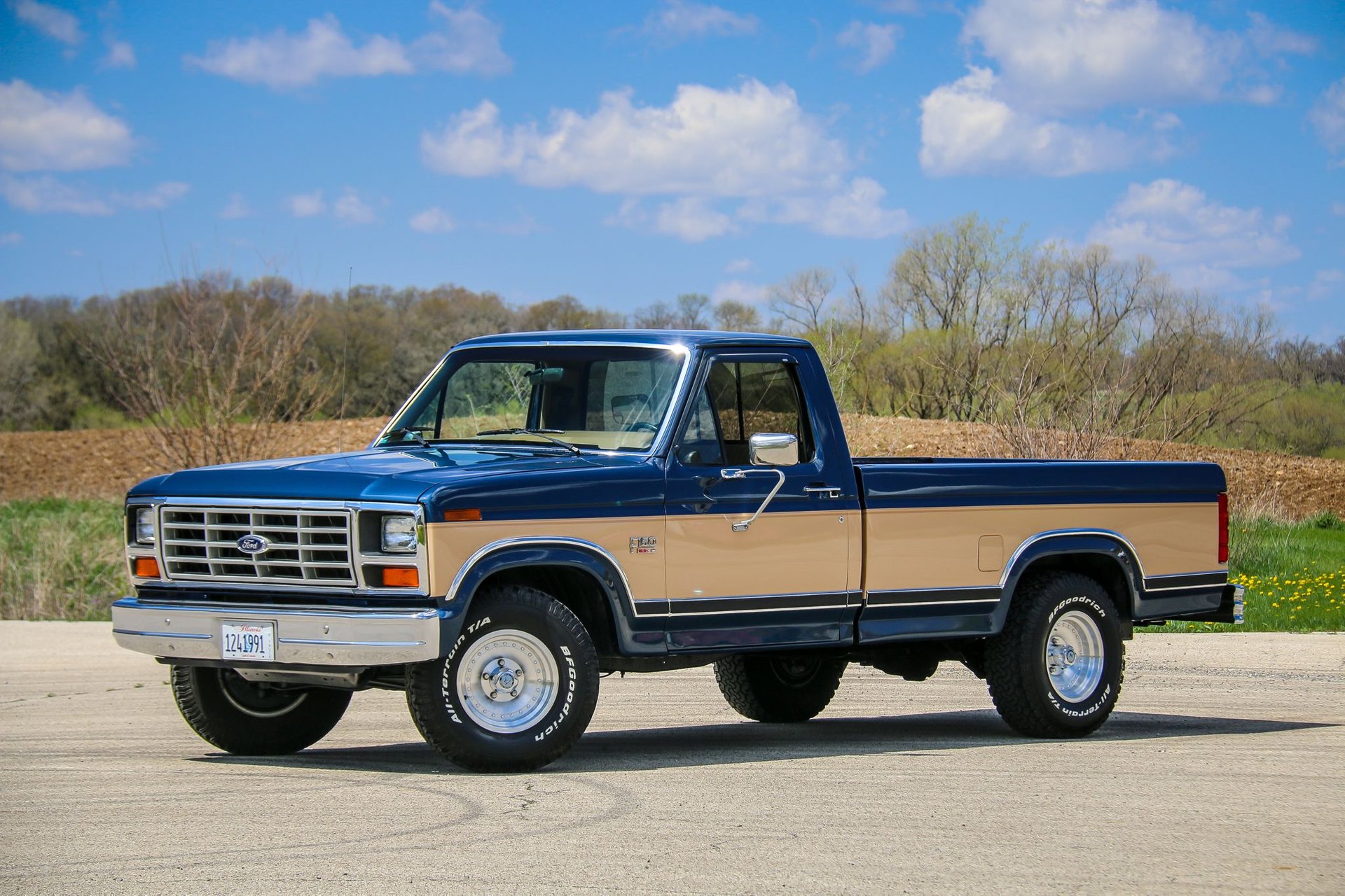 A relevant stock photo of 1986 ford f150 custom in a typical setting.