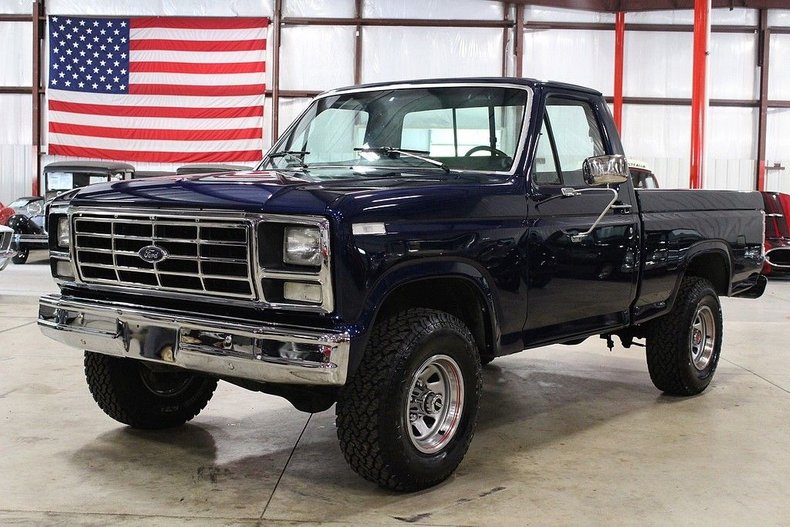 A relevant stock photo of 1986 ford f150 custom in a typical setting.