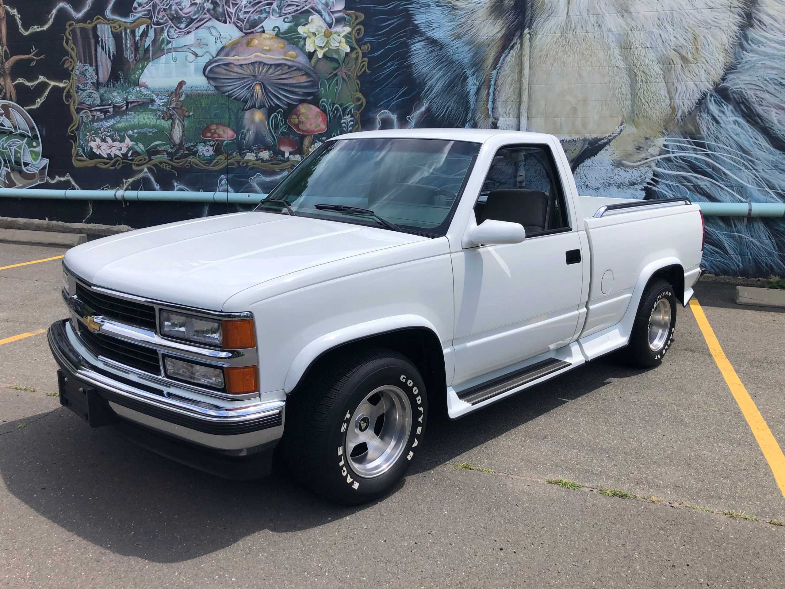 A relevant stock photo of 1994 chevy silverado custom in a typical setting.