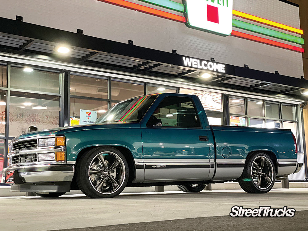A relevant stock photo of 1997 chevy silverado custom in a typical setting.