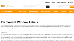 1st Windows - aama window manufacturer code lookup