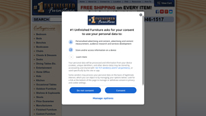 #1 Unfinished Furniture - Unfinished Wood Furniture Store - Real ... - unfinished furniture factory