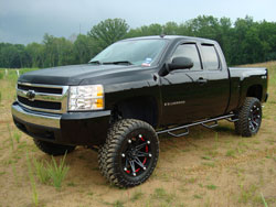 A relevant stock photo of 2008 silverado custom in a typical setting.