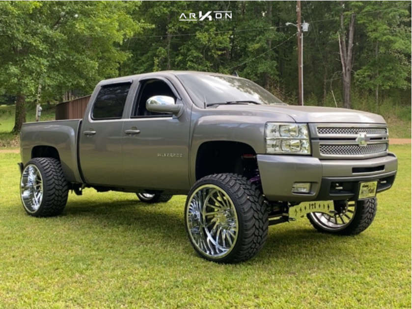 A relevant stock photo of 2012 chevy silverado custom in a typical setting.