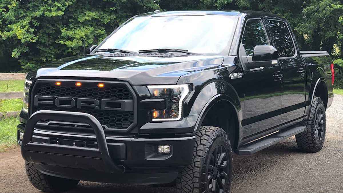 A relevant stock photo of 2016 f150 custom in a typical setting.