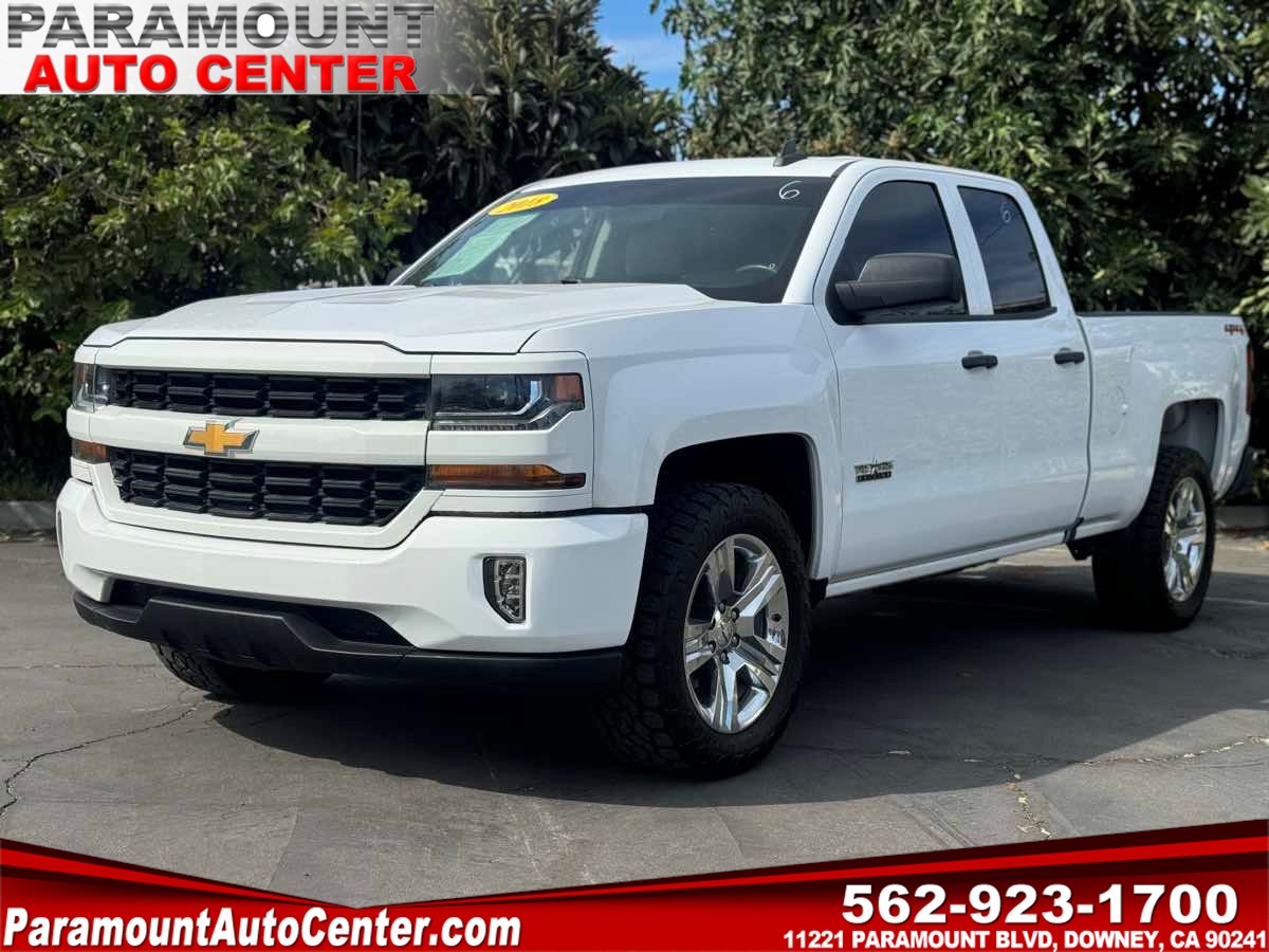 A relevant stock photo of 2018 chevy silverado custom in a typical setting.
