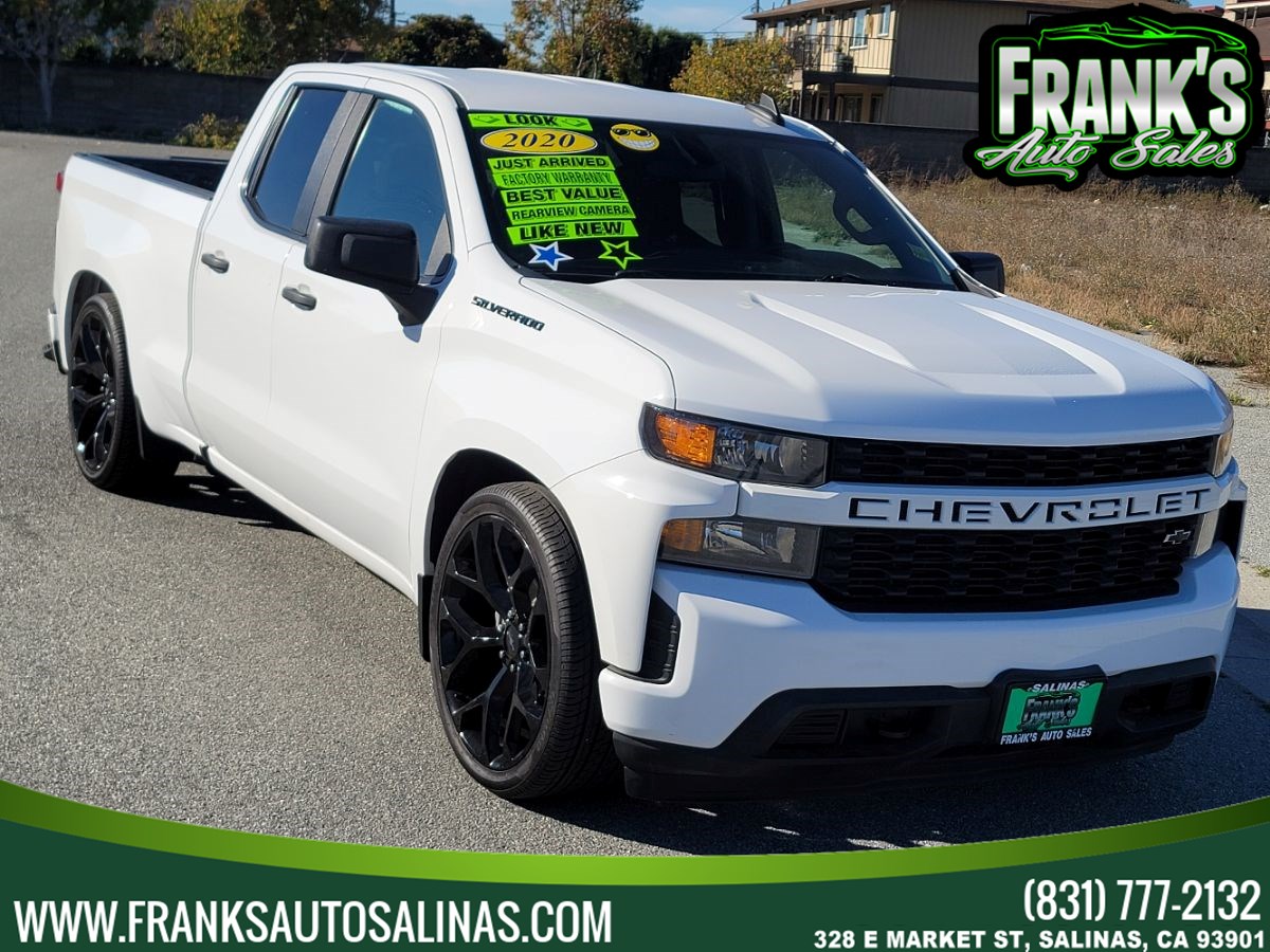 A relevant stock photo of 2020 chevy silverado custom in a typical setting.