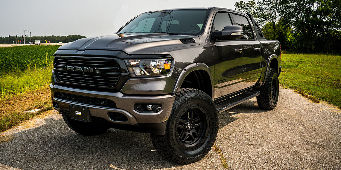 A relevant stock photo of 2020 ram 1500 custom in a typical setting.