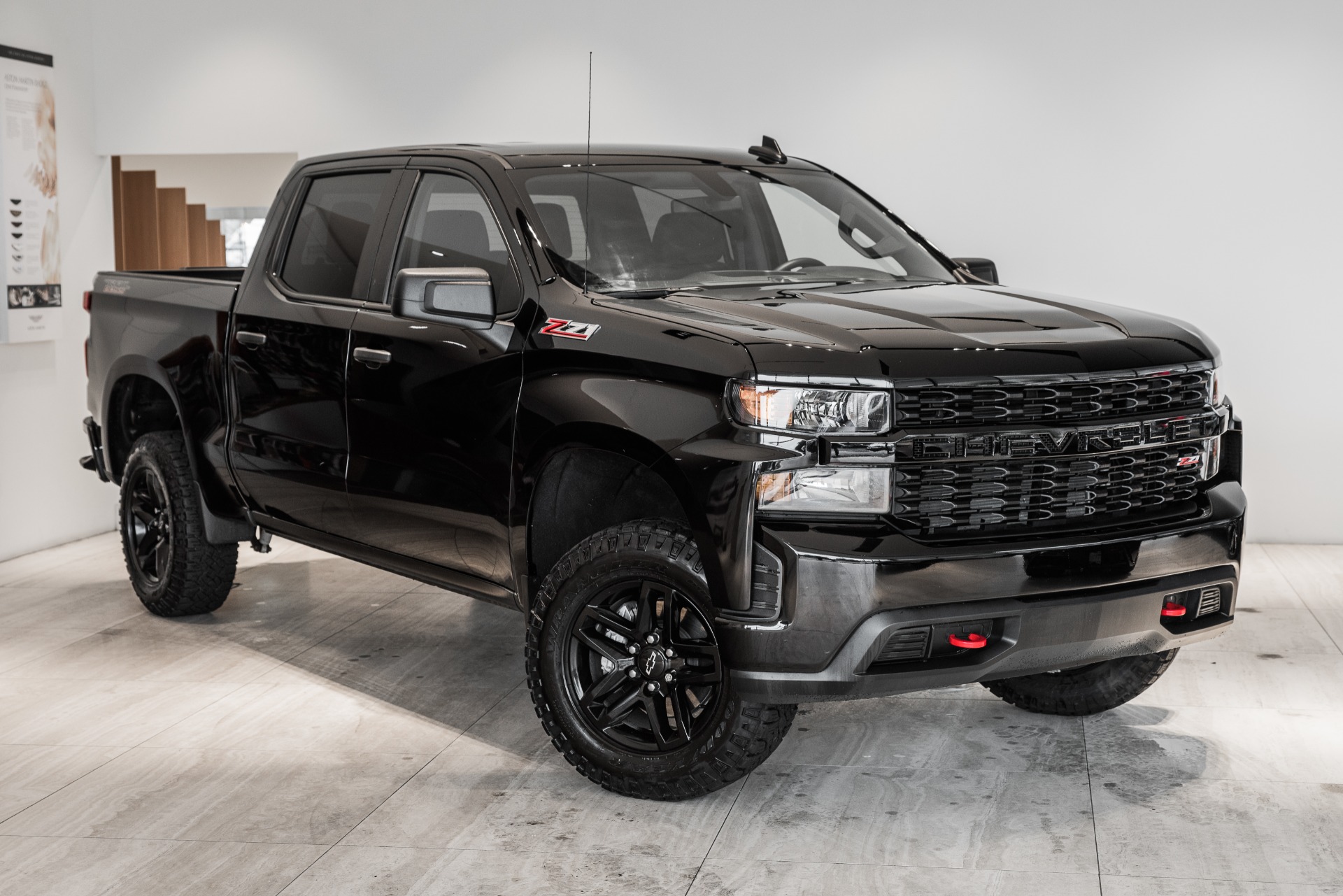 A relevant stock photo of 2020 silverado custom in a typical setting.