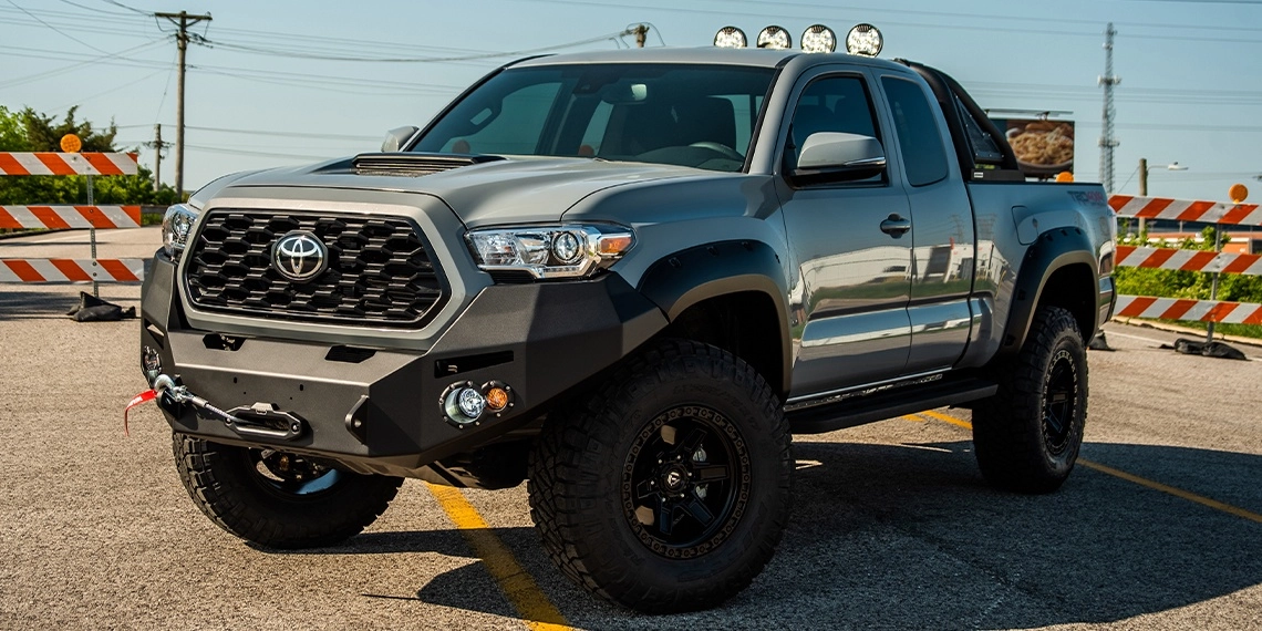 A relevant stock photo of 2020 toyota tacoma custom in a typical setting.
