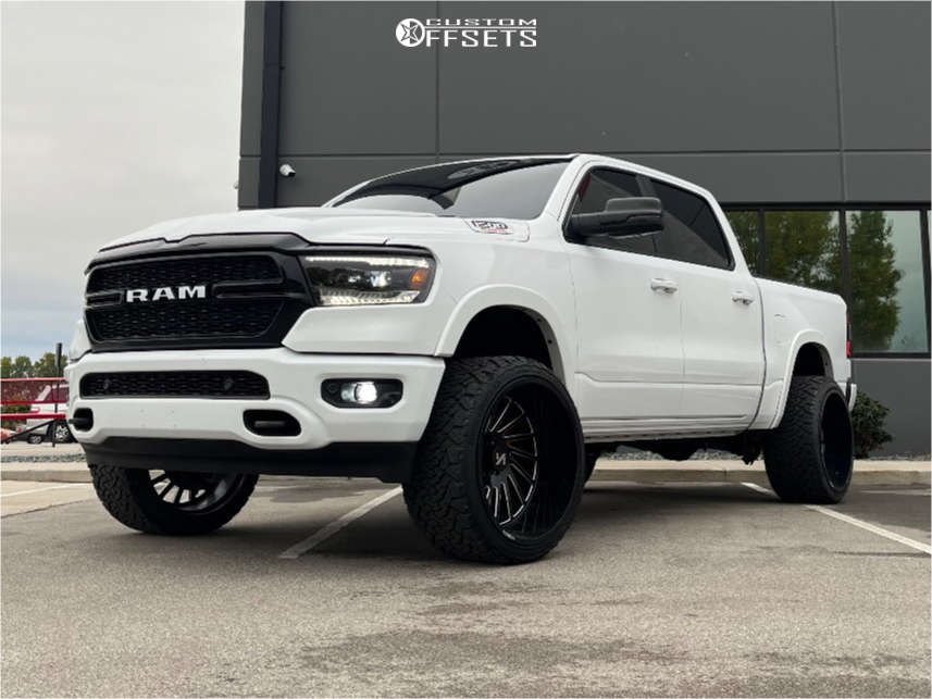 A relevant stock photo of 2021 ram 1500 custom in a typical setting.