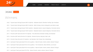 Winners - 24h LeMans - le mans winners by manufacturer