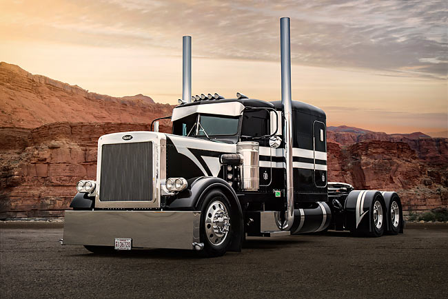 A relevant stock photo of 359 peterbilt custom in a typical setting.