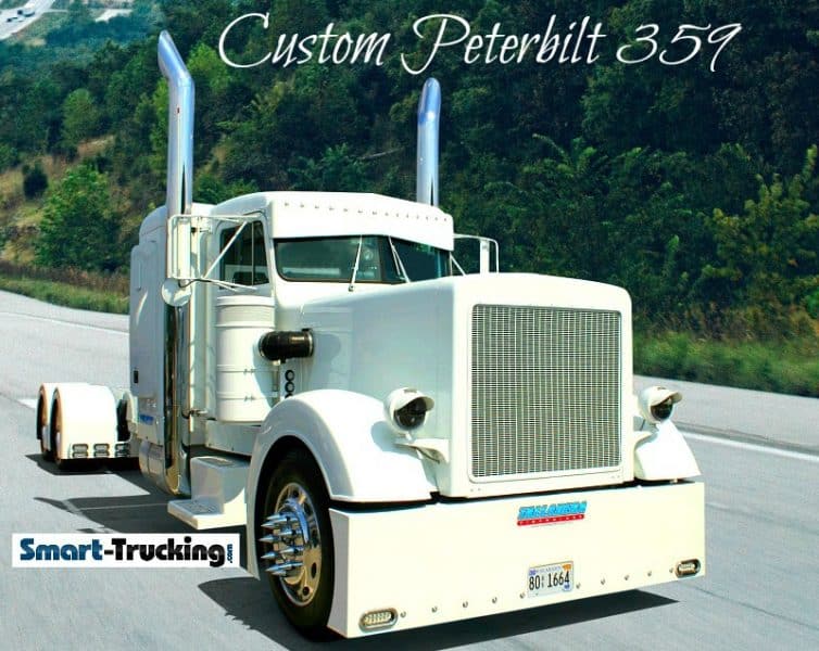 A relevant stock photo of 359 peterbilt custom in a typical setting.