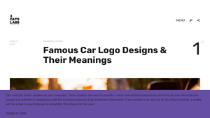 Famous Car Logo Designs & Their Meanings - 3 Cats Labs Creative - ac manufacturer with triangle logo black red yellow