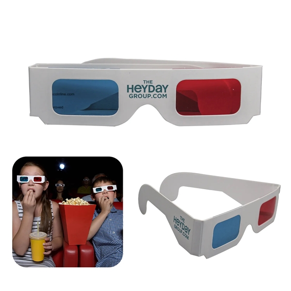 A relevant stock photo of 3d glasses custom in a typical setting.