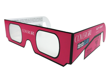 A relevant stock photo of 3d glasses custom in a typical setting.