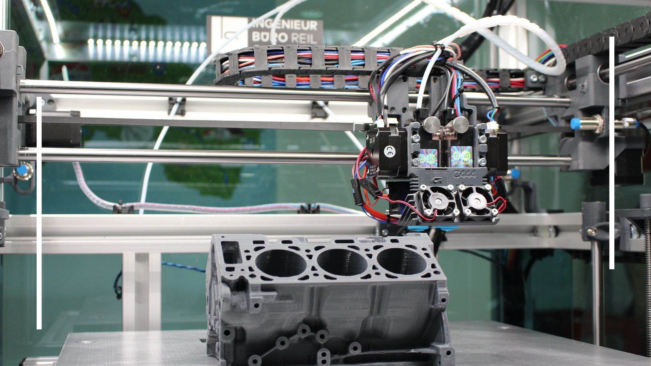 A relevant stock photo of 3d printing manufacturer in a typical setting.