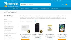 Bulk/Wholesale Mylar Bags - 420 Stock - mylar bags bulk