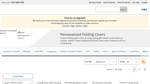 Custom Folding Chairs | Sports & Camp Chairs - 4Imprint - lawn chairs bulk