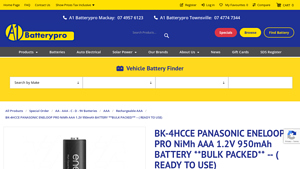BK-4HCCE PANASONIC ENELOOP PRO NiMh AAA 1.2V 950mAh ... - eneloop pro bulk