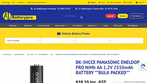 BK-3HCCE PANASONIC ENELOOP PRO NiMh AA 1.2V 2550mAh ... - eneloop batteries bulk