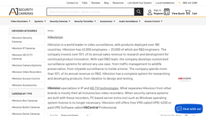 Hikvision Products - hikvision cctv camera company