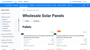 Wholesale Solar Panels - A1SolarStore - buy solar panels direct from manufacturer