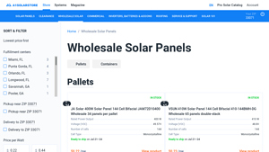 Wholesale Solar Panels - A1 SolarStore - mini solar panel factory