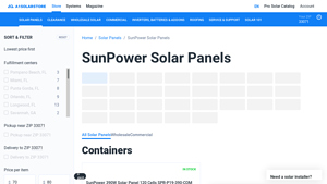 SunPower Solar Panels for sale | Buy online right now - A1 SolarStore - sunpower solar panels factory