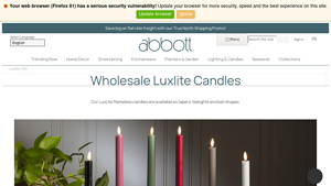 Wholesale Luxlite Candles - Abbott Collection - led candle bulk