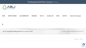 Top 10 Companies Building the Best U.S. Drones in 2025 - ABJ Drone Academy - drone manufacturer