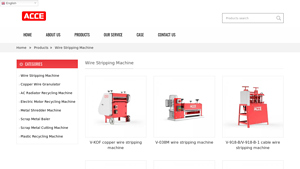 Wire stripping machine - ACCE Machinery - wire stripping machine company