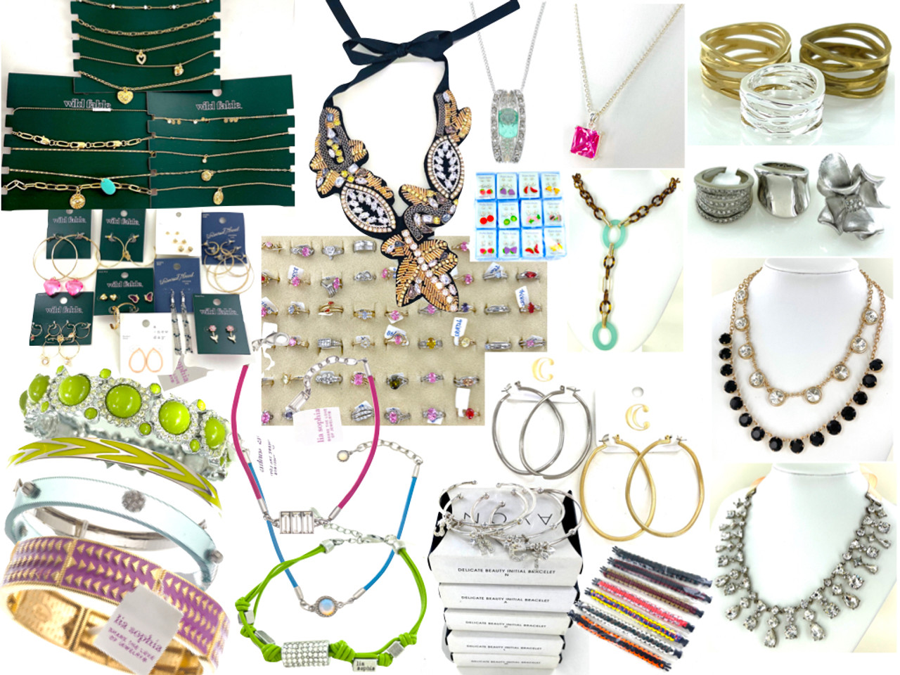 A relevant stock photo of accessories supplier in a typical setting.