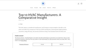 Top 10 HVAC Manufacturers: A Comparative Insight - hvac manufacturer