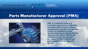 Parts Manufacturer Approval — Aviation Consulting & Engineering ... - faa parts manufacturer approval