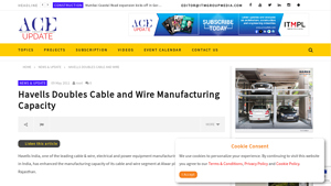 Havells Doubles Cable and Wire Manufacturing Capacity - havells wire factory