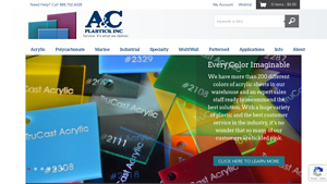 Plastic, Acrylic & Polycarbonate Sheet Supplier | A&C Plastics - Find ... - acrylic sheet manufacturer
