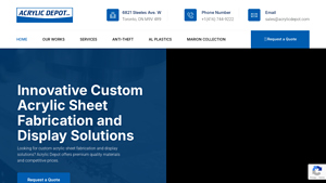 Custom Acrylic Fabrication Solutions by Acrylic Depot - acrylic sheet manufacturer
