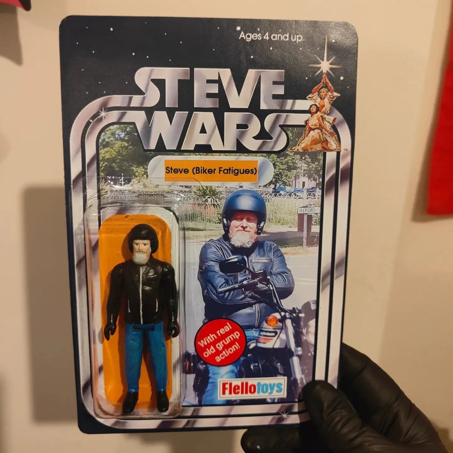 A relevant stock photo of action figure custom in a typical setting.
