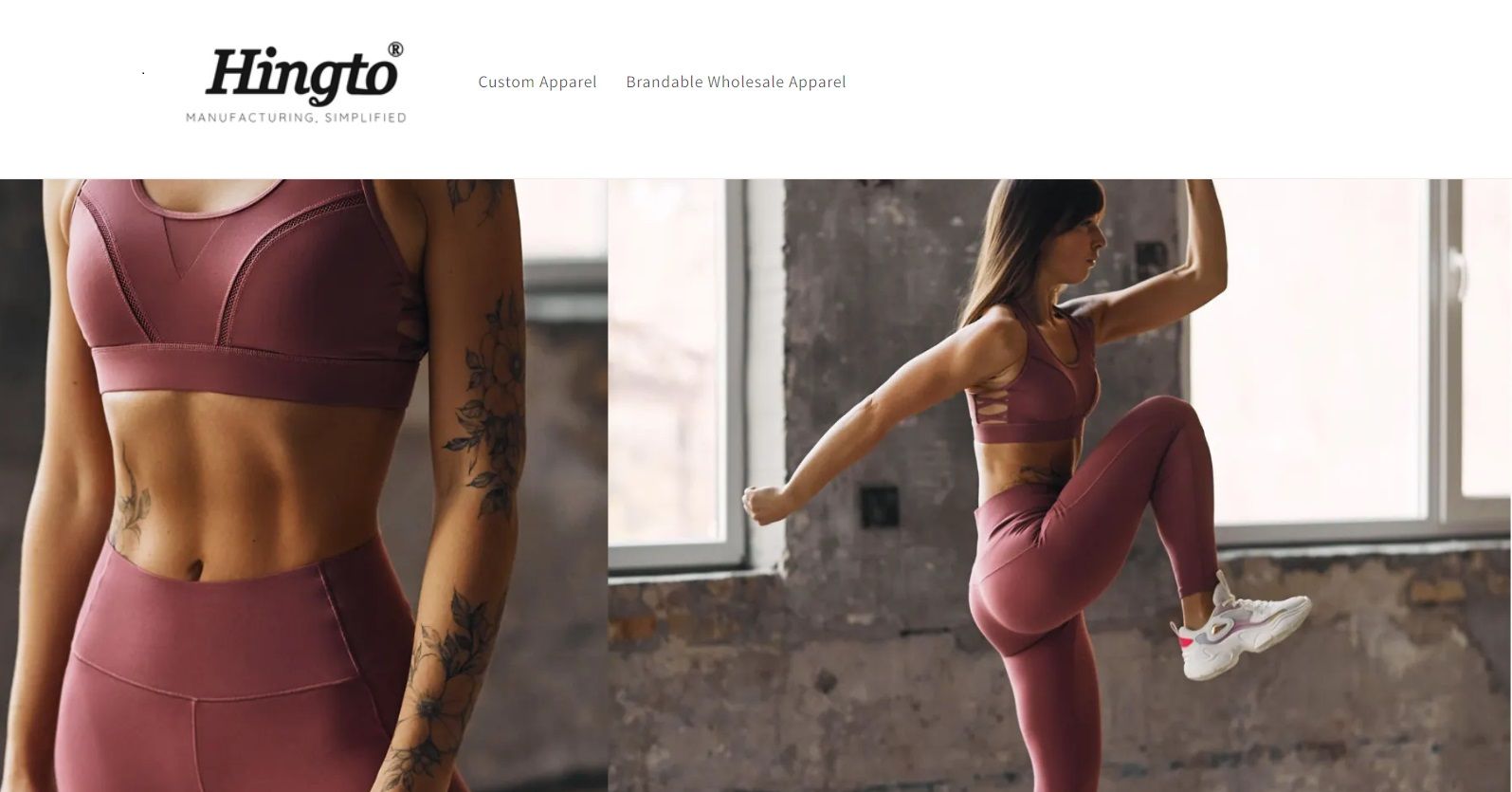 A relevant stock photo of active wear supplier in a typical setting.