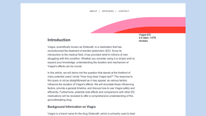 About Generic Viagra (Sildenafil) - viagra manufacturer
