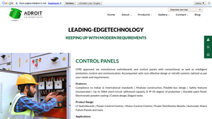 Control Panels Manufacturers and Suppliers in India - Adroit Control - control panel manufacturer
