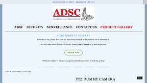 PTZ Dummy Camera - ADSC - The American Direct Security Co. - dummy camera company