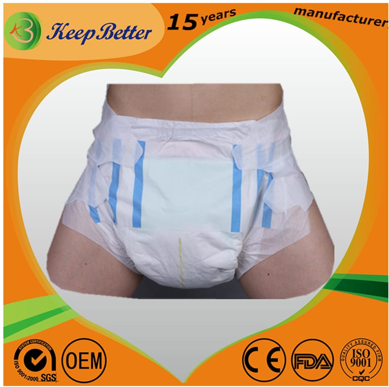 A relevant stock photo of adult diaper manufacturer in a typical setting.