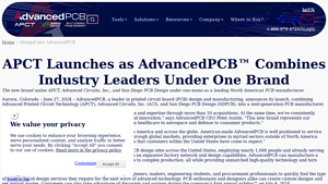 APCT Launches as AdvancedPCB™ Combines Industry Leaders Under One Brand - american pcb manufacturer