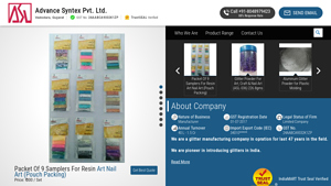 Advance Syntex Pvt. Ltd., Vadodara - Manufacturer of Glitter Powder and ... - glitter manufacturer